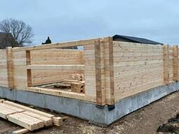 Дома и бани из профилированного бруса