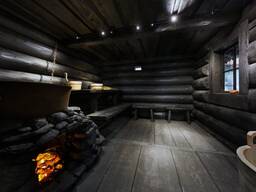 Полы и Трапы в Баню по черному из массива доски