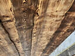 Доска обожженная , состаренная сосна.