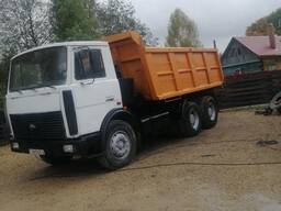 Доставка сыпучих грузов 5,10,20 тонн, аренда самосвала.