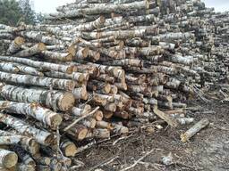 Дрова сосновые, березовые, кругляк