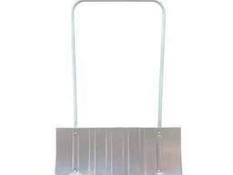 Движок для снега оцинкованный формованный 750*330 мм с метал. ножом, 6 ребер. ..