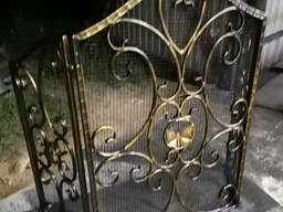 Экран для камина кованый  ЭК3