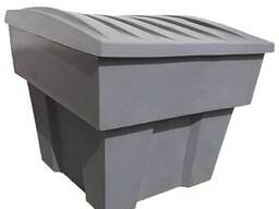 Емкость (ящик) для песчано-солевой смеси (200л) синий