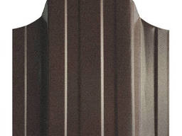Металлоштакетник ОМЕГА 8017 Матовый Chocolate Brown