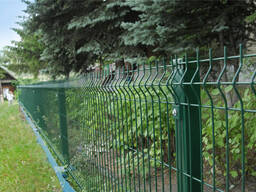 Забор. Сетчатый забор. Забор из сварной сетки.