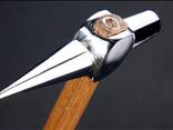 Extended Wooden Handle Railway Inspection Testing Hammer - фото 1