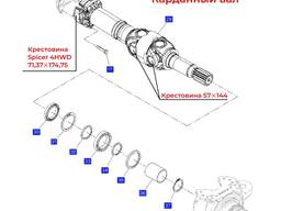 F530300220800 кардан на трактор FENDT 1050.