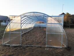 Фермерская теплица ИМпласт –ширина 3.5 и 4 метра. 3х4, 3х6, 3х8 метров. Доставка по РБ.
