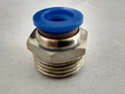 Фитинг цанговый прямой 12 мм с наружной резьбой 1/2" PC1204