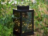 Фонарь садовый Чудесный САД 720 "Паутинка золотая 3D" на солнечной батарее - фото 3