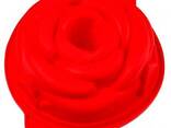 Форма для выпечки силиконовая "Роза" 24 х 19.7 х 6.5 см