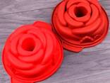 Форма для выпечки силиконовая "Роза" 24 х 19.7 х 6.5 см - фото 2