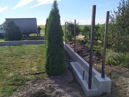 Фундамент под забор