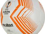 Футбольный мяч Molten F5U3600-23 UEFA Europa League replica PU 5 size - фото 4
