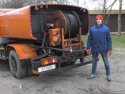 Гидродинамическая промывка труб канализации прочистка Барановичи и район
