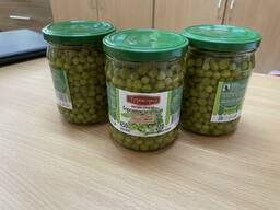 Горошек зеленый консервированный
