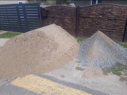 Гравий щебень песок 5т.