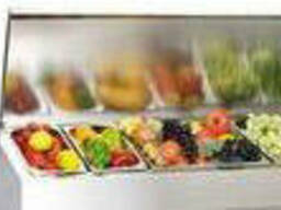 Холодильная витрина для ингредиентов Polair VT2-G (1/3) с крышкой