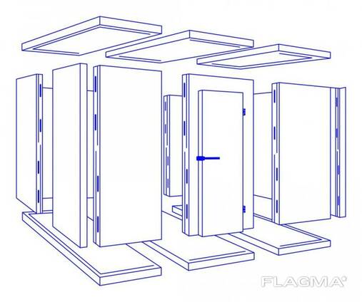 Устройство морозильной комнаты