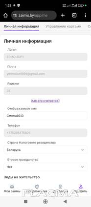 Ищу инвестора для займа на займись бел