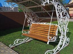 Качели кованые садовые на заказ