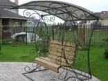Качели кованые садовые на заказ - фото 1