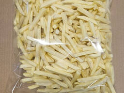 Картофель фри с панировкой обжаренный замороженный 10*10мм, 7*7мм, (Беларусь)