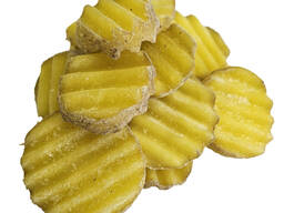 Картофельные слайсы волнистые