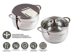 Кастрюля из нерж. стали, 1.5 л, ф 16 x 7.5, серия Arcelia (Арселия), Perfecto Linea