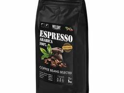 Кофе в зернах Welday (Вэлдэй) "Espresso Arabica" 1 кг, арабика 100%