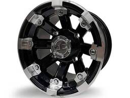 Колесо алюминиевое 8JX14 H2 4/110/136 Ø14.3C60 ET-10.2 Gloss Black Machined 8911480-31