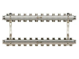 Коллектор для отопления на 12 выходов AV Engineering