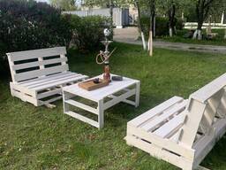 Комплект мебели из массива дерева ( Мебель из паллет )