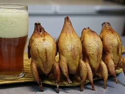 Копчёные перепела.