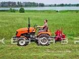 Косилка роторная Wirax 1,35 м на короткой ноге для мини трактора - фото 3