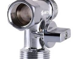 Кран шаровый 1/2"х3/4"х1/2" хромированный ARCO