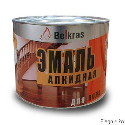 Краска эмаль для пола ПФ-266 «Белкрас» от 2,5 руб. за 1 кг.
