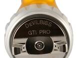 Краскопульт для базы и лака DeVilbiss GTi Pro Lite Gold