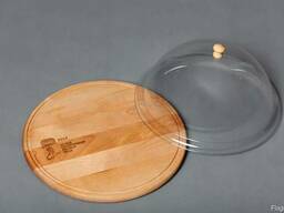 Крышка пластиковая для блюд