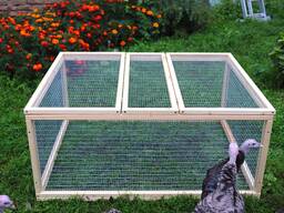 Куриный трактор. Выгул для цыплят.