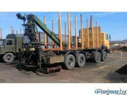 Лесовоз МЗКТ692371 2003 г. с манипулятором Loglift 95, и при