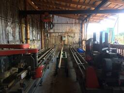 Линия по производству оцилиндрованного бруса