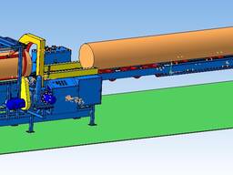 Линия раскряжевки бревен ЛРБ-500