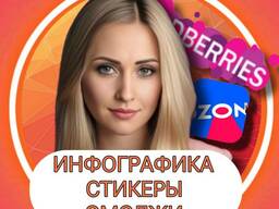 Логотип, карточки товара, прайсы, баннеры, макеты и другая инфографика