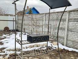 Мангал с крышей