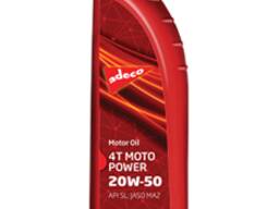 Масло моторное четырехтактное ADECO 4 MOTO POWER 20W50 (1L)
