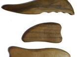 Массажный скребок из натурального сандалового дерева (Гуаша) (3 формы) - фото 2