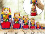 Матрешки в народном голландском костюме, набор 7 шт - фото 2