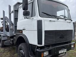 МАЗ 6303 А-8 лесовоз с прицепом